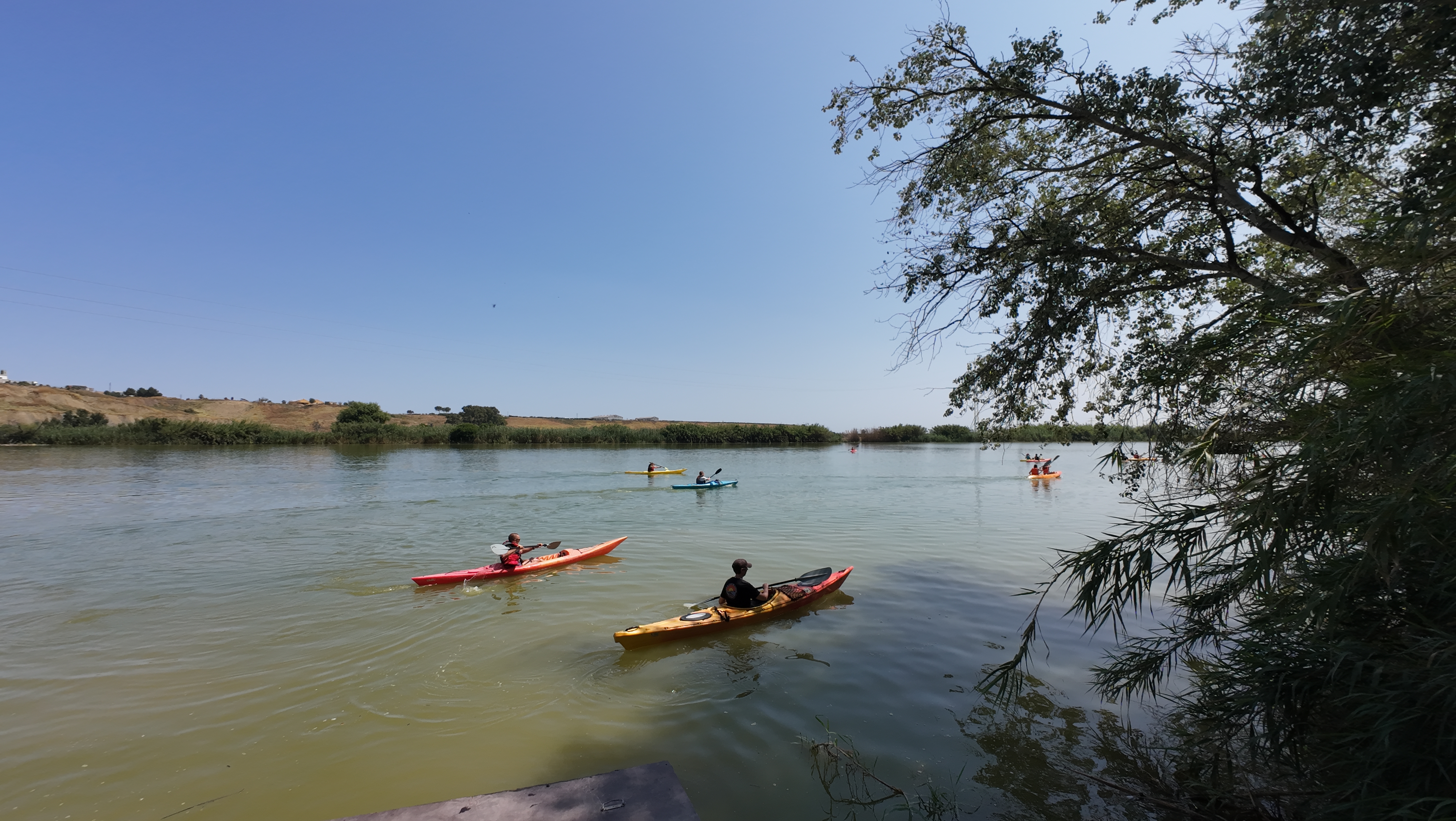 Acción en el río